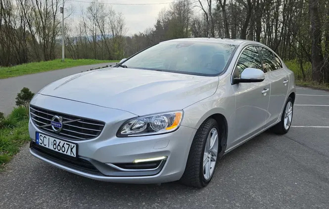 volvo Volvo S60 cena 53505 przebieg: 143680, rok produkcji 2014 z Skoczów